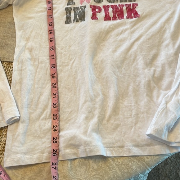 NWT Columbia Wome Large Cotton Tough In Pink Graphic LS Tee - Picture 5 of 6